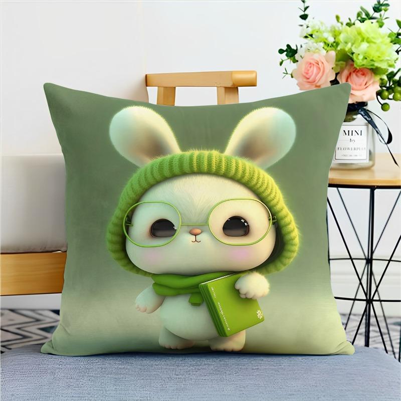 

Милый кролик наволочка для украшения общежития офис гостиная дома наволочка 40x40cm