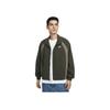 SB Woven Stand Collar Comfortable Jacket Men Jacket Redwood Cave-Stone White HJ2911-355