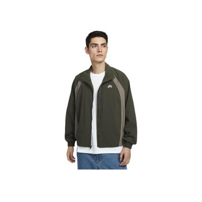 Chaqueta Cómoda de Cuello Alto Tejido SB para Hombre Rojo Secoya Cueva-Piedra Blanco HJ2911-355