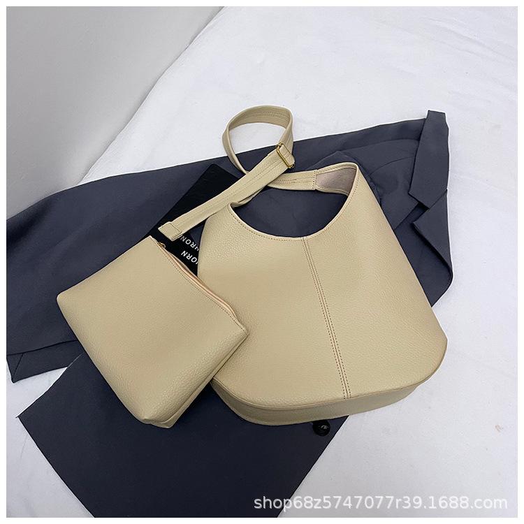 Popular child and mother bag women's 2025 new fashion lazy wind large-capacity tote bag high-end shoulder bag tide