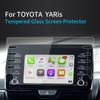 Tempered Glass Screen Protector Film For Toyota Yaris Cross 8 Inch Car GPS Navigation Anti-scratch Accessory