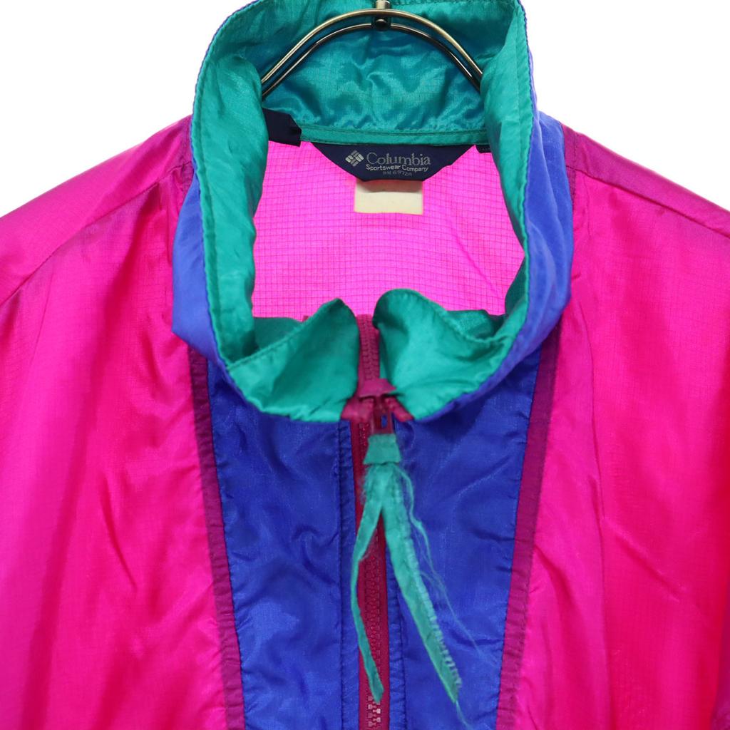 Columbia 80s Vintage Long Sleeve Jacket Pink Men's Used