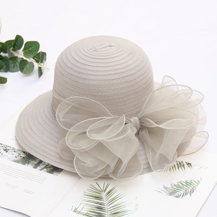 Breathable Epolyester Sun Hat With Large Brim And Adjustable Fit For Beach And Garden Use