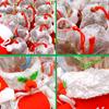 1Pcs Red Candy Boots Christmas Storage Box Christmas Candy Bag Christmas Gift Bag