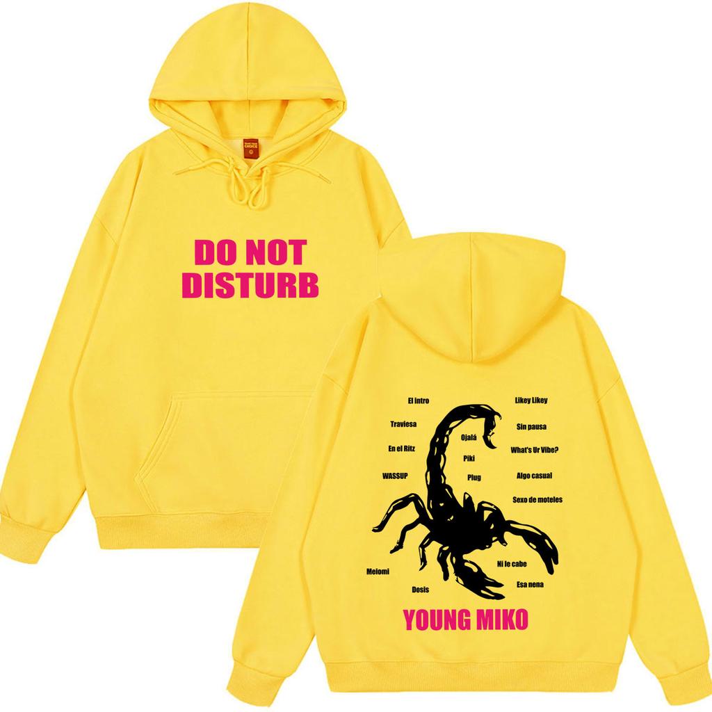 Singer Young Miko Do Not Disturb Album Tour 2026 Hoodie Unisex Fashion Hip Hop Pullover Long-sleeved Loose Casual Sweatshirts