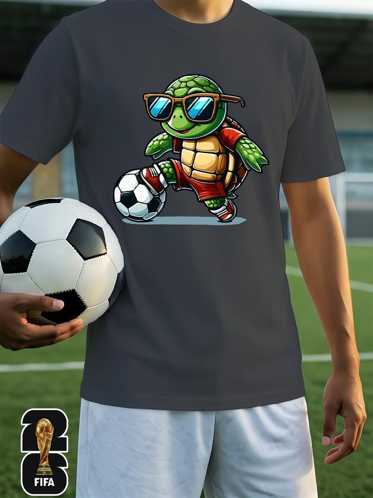 Men's Home Clothing Top [FIFA  Authorization] . 2026  Men's and Women's T-shirt,  Pattern Print, Trendy and Fashionable, Suitable for Beach Parties,