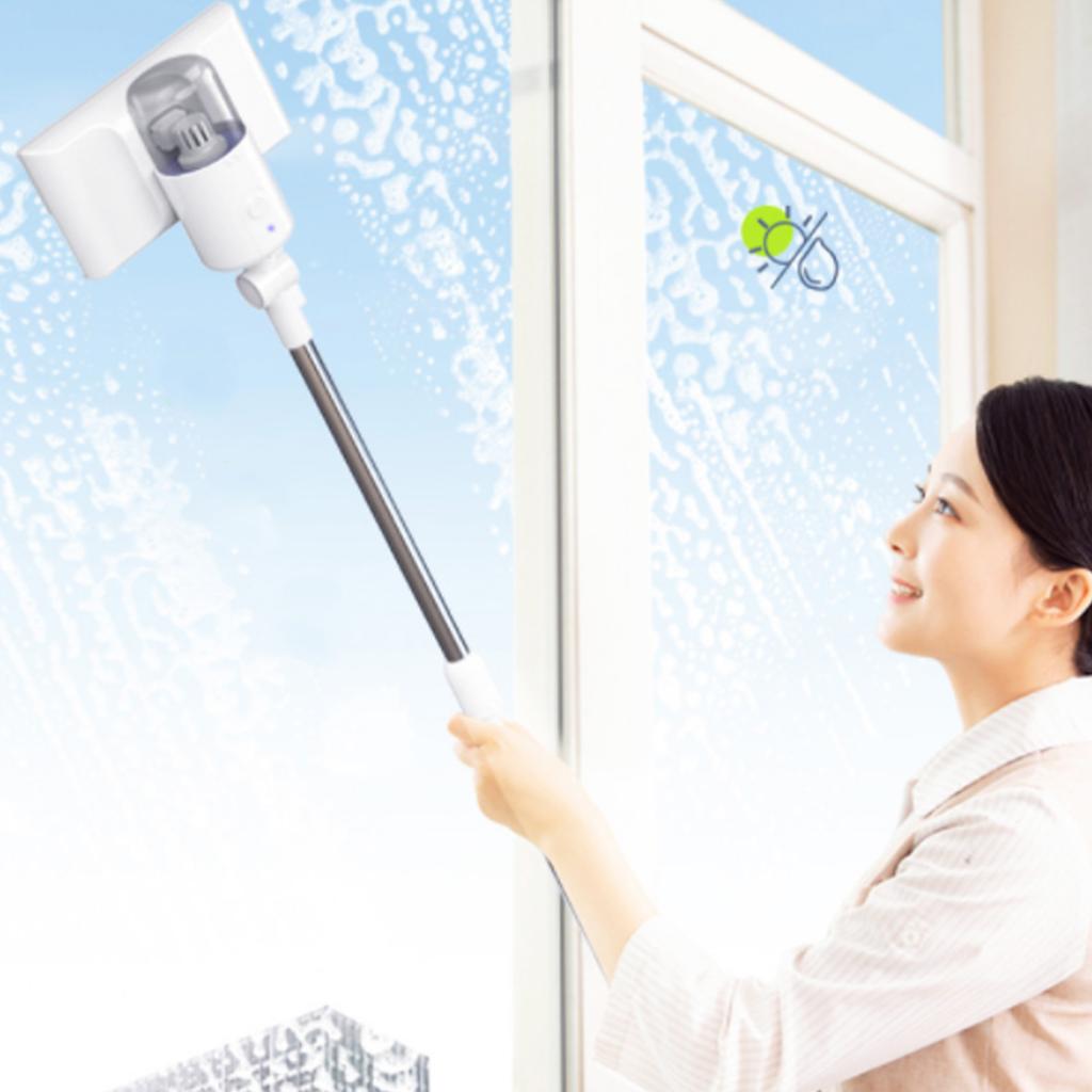 USB Rechargeable Window Vacuum Cordless Electric Glass Cleaning Tool Handheld Window Cleaner with 18
