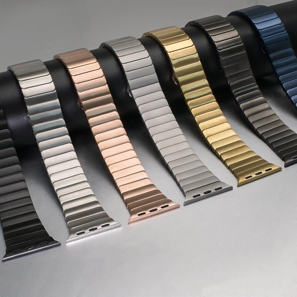 Metal Band for Apple Watch Ultra 3 2 49mm Link Stainless Steel Strap for IWatch 11 10 9 8 7 6 5 4 45 46mm 44 40mm 38mm 41mm 42mm