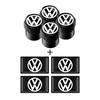 WHAQY1 2026 Hot For VOLKSWAGEN VW Auto Wheel Tire Valve Stem Caps Cover & 3D Epoxy Car Interior Decorative Stickers For Volkswagen Tigu