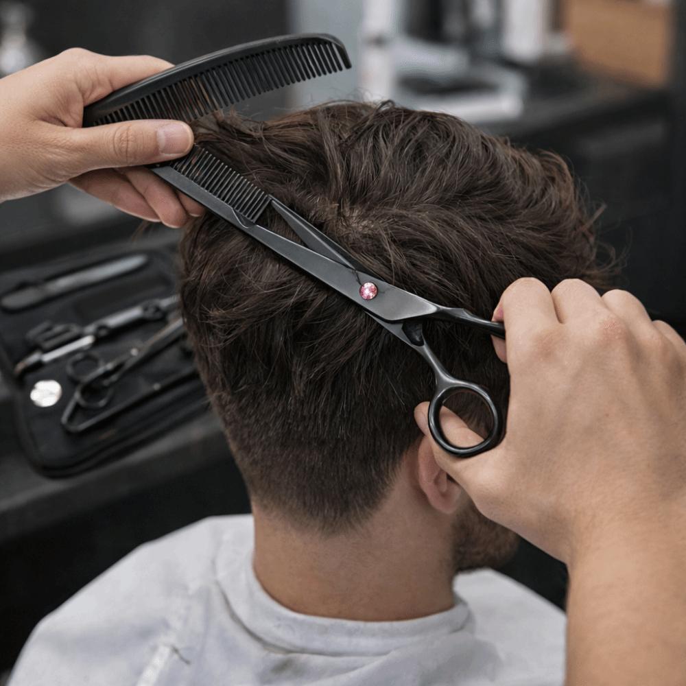 Thinning Tool Barber Shears Tools 6 Inch Hair Clippers Set Haircutting Kit  Barber Shop