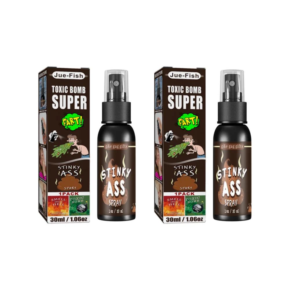 30ml Poop Spray Creative Liquid Fart Gag Prank Joke Spray Funny Halloween Toy Stink Bomb Extra Strong Smelly Stinky Gas Spray