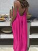 New Women's Strappy Cardigan Loose Backless Home Wear Dress