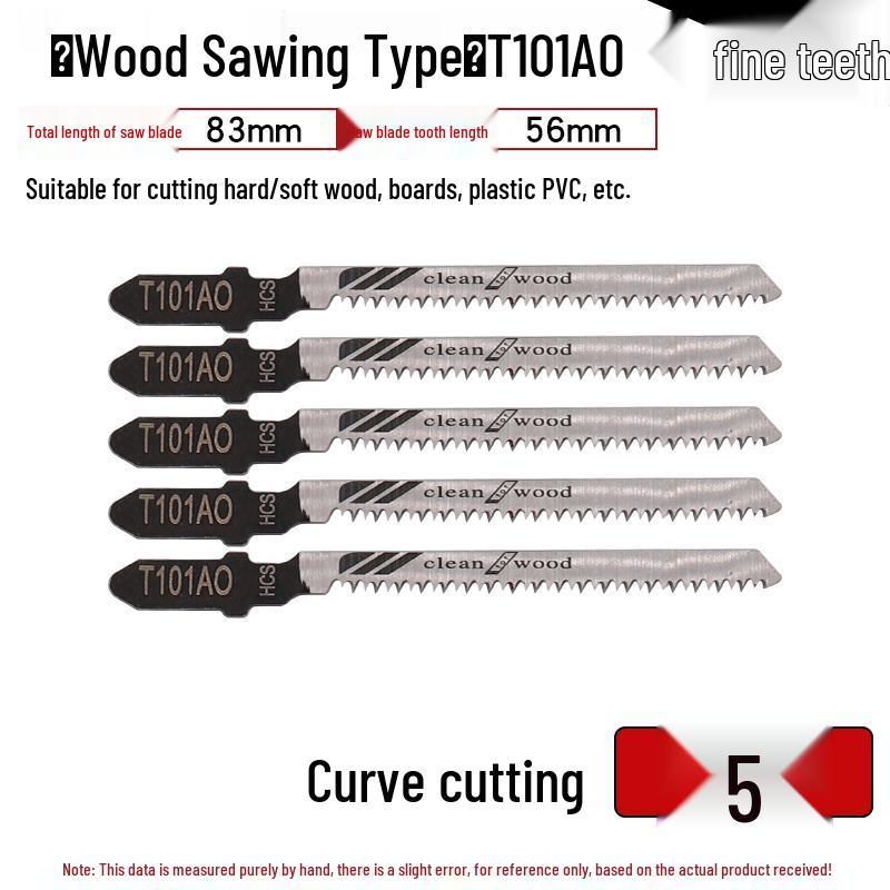 Curved Woodworking Aluminum Saw Blade: Fine, Coarse, Straight & Reciprocating Teeth for Electric Saws