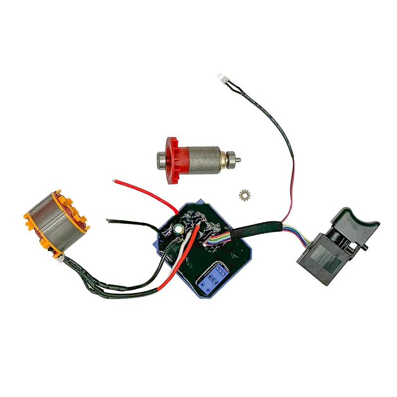 

A25F-Lithium Electric Dril Brushless Motor Assembly 21V 12Teeth Control Board Brushless Lithium Drill Motor Assembly