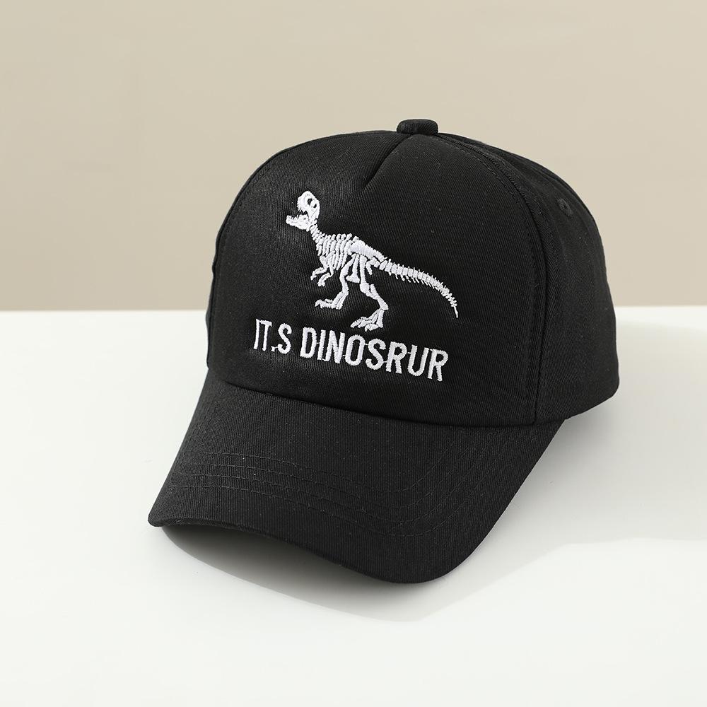 Children's Dinosaur Baseball Cap - Boys' And Girls' Embroidered Multi-color Baseball Cap For Spring And Autumn
