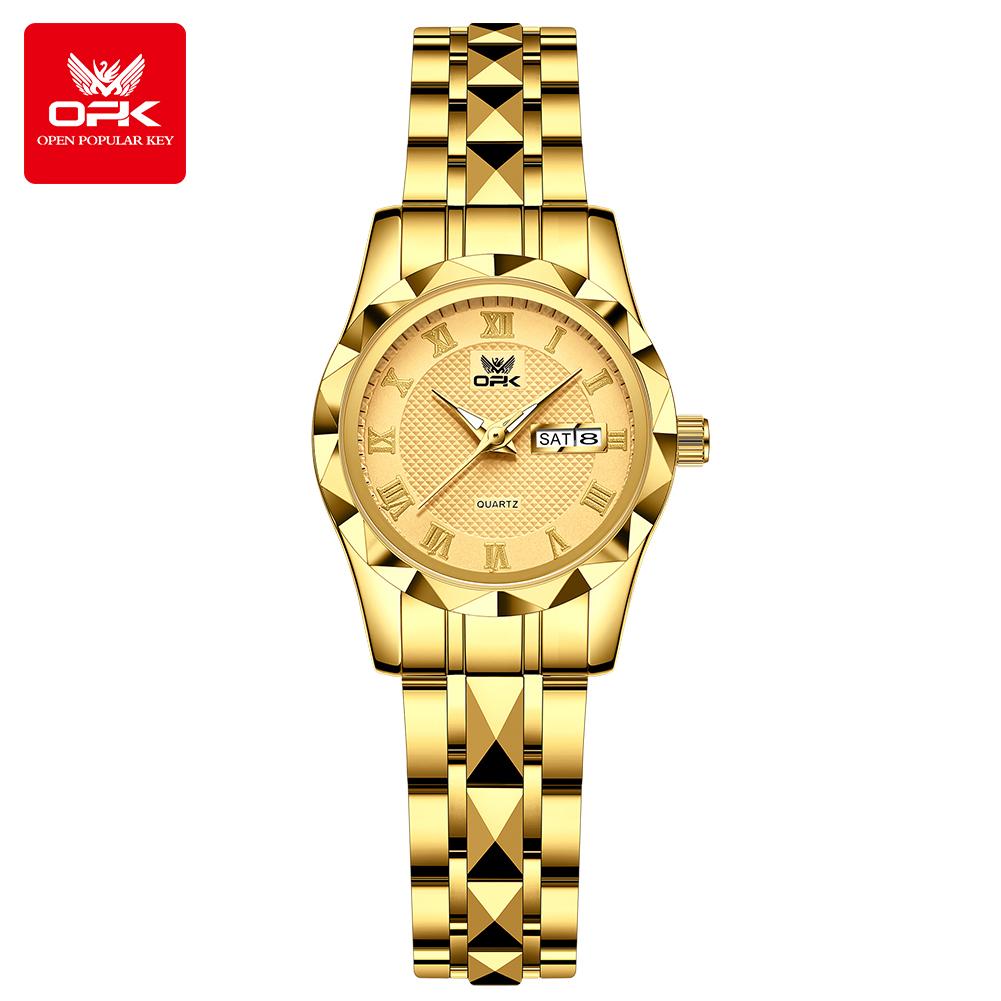 OPK Brand Leisure Versatile Women's Waterproof Quartz Watch 8166