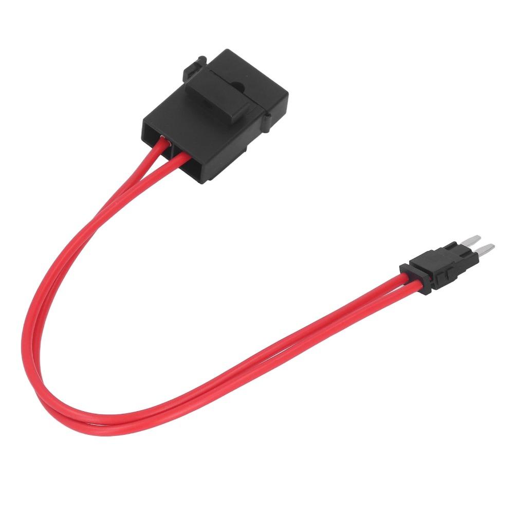 5PCS 20A Rating Car Holder Connector 16AWG Wire ACK S 10.9mm Mini Holder Heavy Duty Wire Extension Vehicle Electrical System