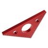 Aluminum Alloy Right Angle Ruler DIY Woodworking Triangle Ruler Measuring Gauging Tool