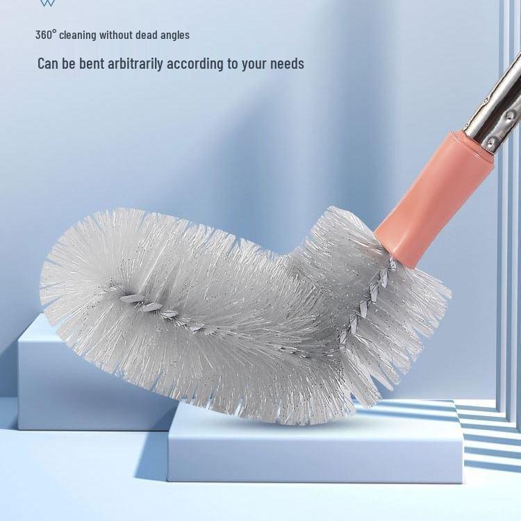 

Curved Mineral Water Dispenser Brush with Long Stainless Steel Handle and Bendable Head