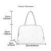 Furry Tote Bag Satchel Lightweight Cute Soft Top Handle Handbag with Adjustable Strap Crossbody Bag for Shopping Commuting Work