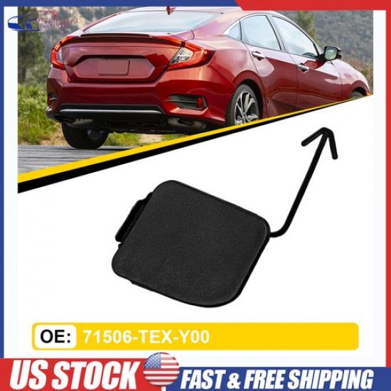 Rear Bumper Tow Hook Hole Eye Cover Cap For 2016 2017 2018 - Honda Civic
