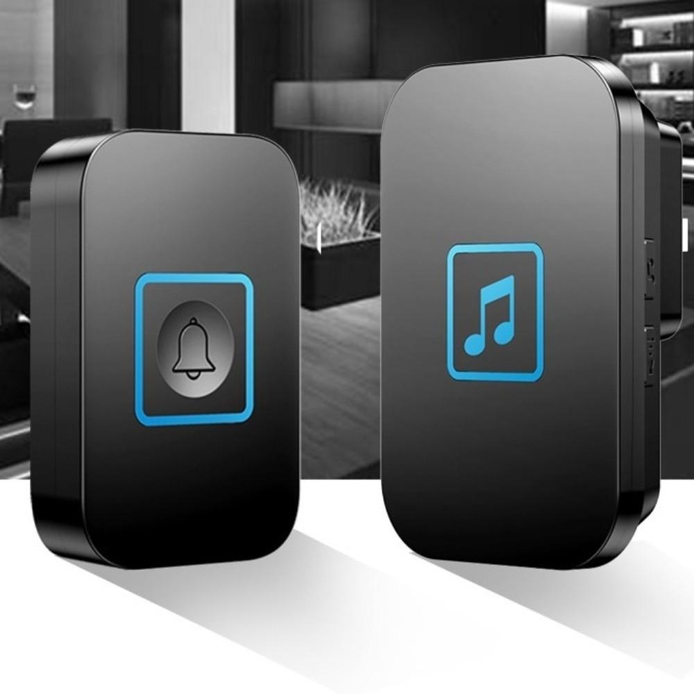 Waterproof Wireless Doorbell Plastic Welcome Doorbell Easy Installation Door Chime Kit  Apartment