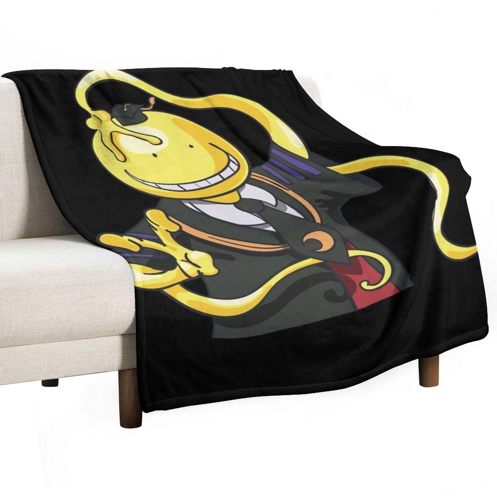 

Koro Sensei Fanart Classic Throw Blanket Summer Luxury Throw Cute Soft Plush Plaid Blankets 30x40in