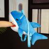 1pc 50cm New Style Cute Plush Shark Backpack Dolls Stuffed Soft Simulation Shark Pillow for Children Boys Birthday Xmas Gift