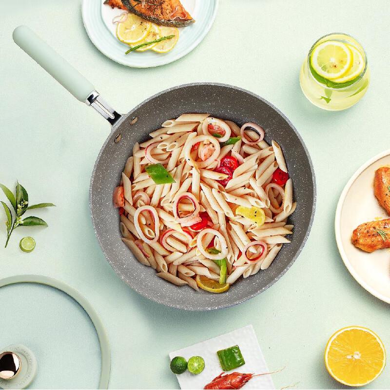 Cook King 28cm Ceramic Exterior Maifan Stone Non-stick Wok