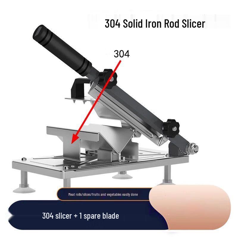 Manual Stainless Steel Frozen Meat Slicer