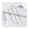 European and American fashion simple stone chain glasses chain, women's anti-lost neck lanyard glasses chain