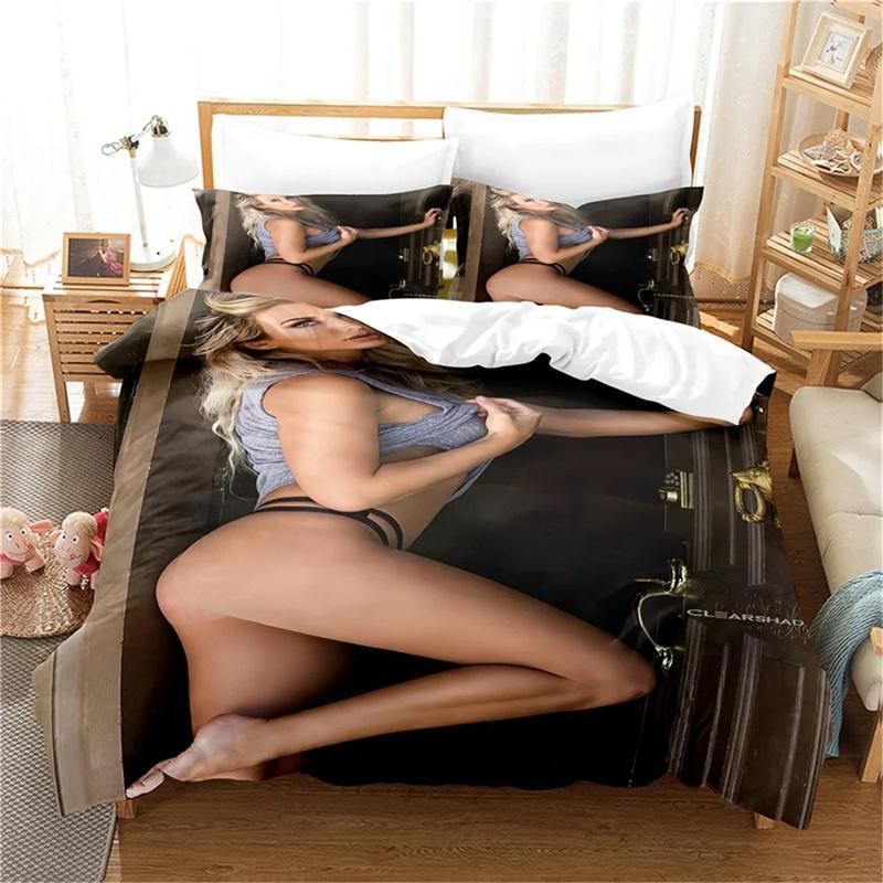 Sexy Beauty Bedding Set Adults Winter Duvet Cover Sets Kids,twin Full Queen King Bedroom Set Fashion Girl Quilt /Comforter Cover