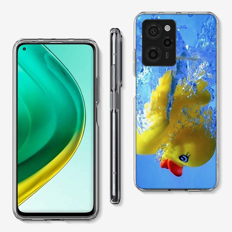Rubber Ducks Floating in the Swimming Pool Cover Phone Case For Xiaomi Poco M8 M7 M6 M4 M3 X7 X6 X4 Pro F7 Ultra M5S Mi 14 14T 1