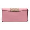 Coach Dinky Logo Coated Canvas Crossbody Shoulder Bag Medium Women Bags Brown Yellow Pink 76368-V5P2P