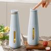 Light Proof Glass Kitchen Oil Condiment Bottle Auto-Seal Oil Bottle  Seasoning Storage