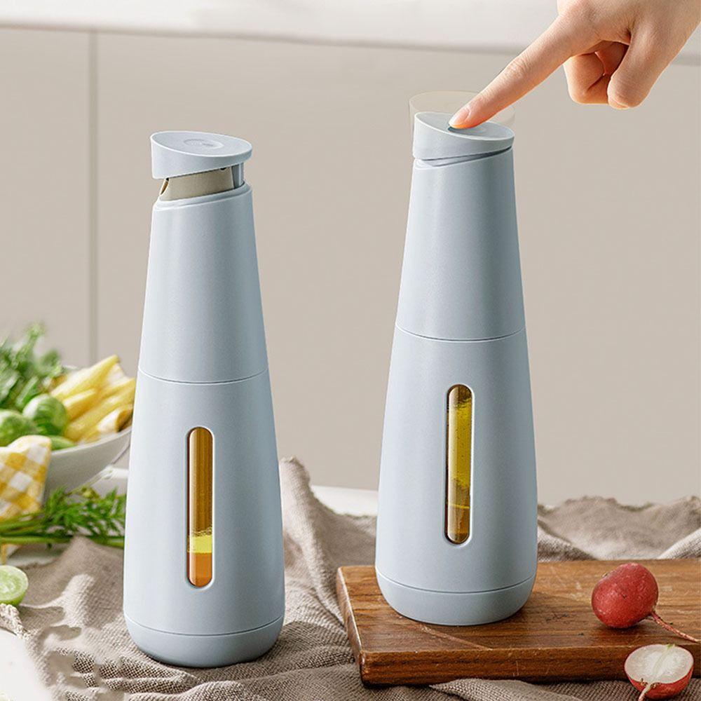 Light Proof Glass Kitchen Oil Condiment Bottle Auto-Seal Oil Bottle  Seasoning Storage