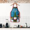 Christmas Apron Cooking Aprons Protect Clothes from Oil Stains and Splashes for Home Kitchen or Restaurant Staff