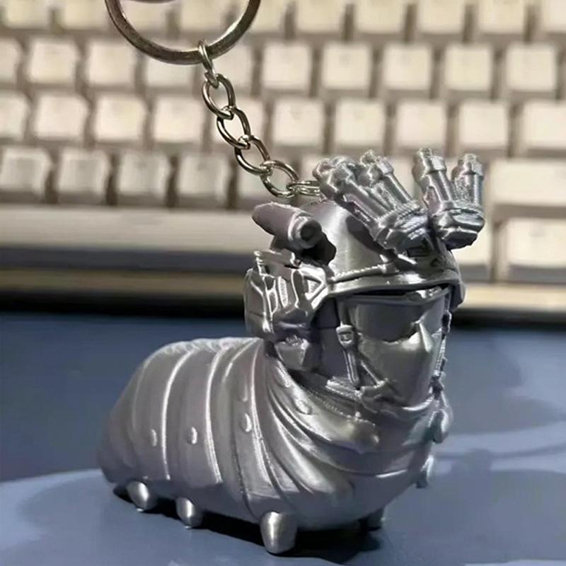

Detachable Tactical Helmet Delta Force Bug Keychain 3D Printed Game Peripheral Creative Desk Decor Perfect Gift For Game Fans