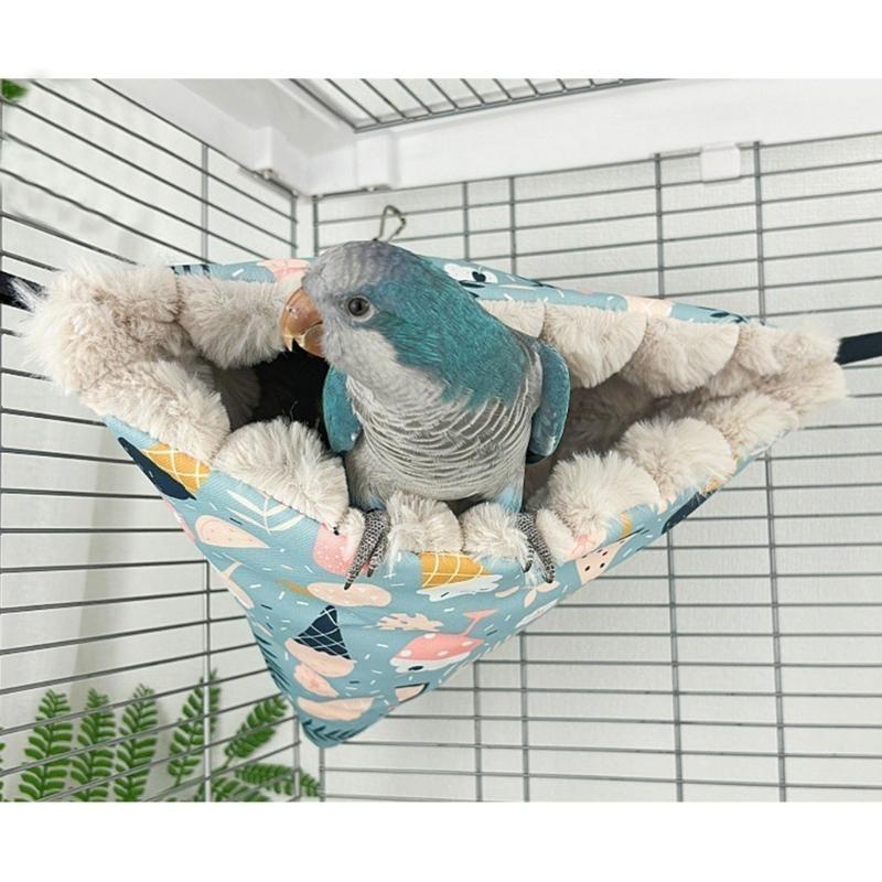 Parrot Cage Rodents Hammock Rabbits Bed House Supplies Guinea Pigs Ferrets Plush Nest Resting Warm Bed Small Pet Items
