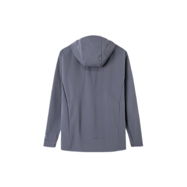 Anta Running Collection Breathable Windbreaker Jacket Men's Gray 152215602-3