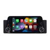 Single Din Car Stereo 5in Touch Screen for Carplay Wired Mirror Link Navigation BT5.0 with 12LED