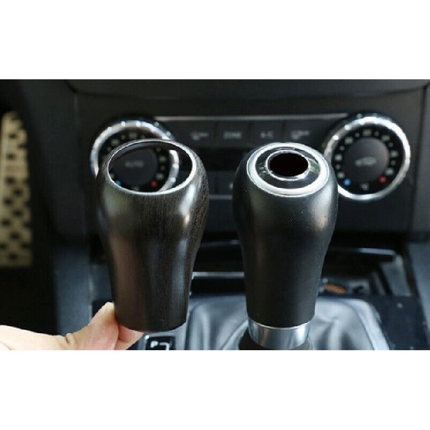 Oak Wood Grain Inner Gear Shift Knob Cover Trim For Mercedes-Benz GLK 2009-2015