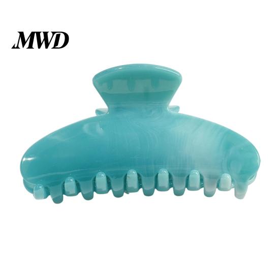 Gentle Pastel Hair Clip Back Head Claw, Macaron Color Shower Clip, Smooth Surface Large Long Claw Anti-Slip Teeth Accessory for Buns Commuting Travel