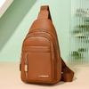 Women's Shoulder Bag Soft Leather Chest Bag Crossbody Bag