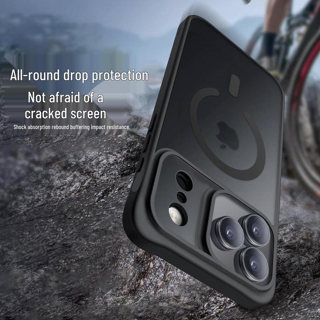 Matte Skin-Feel Magnetic Anti-Drop Protective Case for iPhone 17 Pro Max