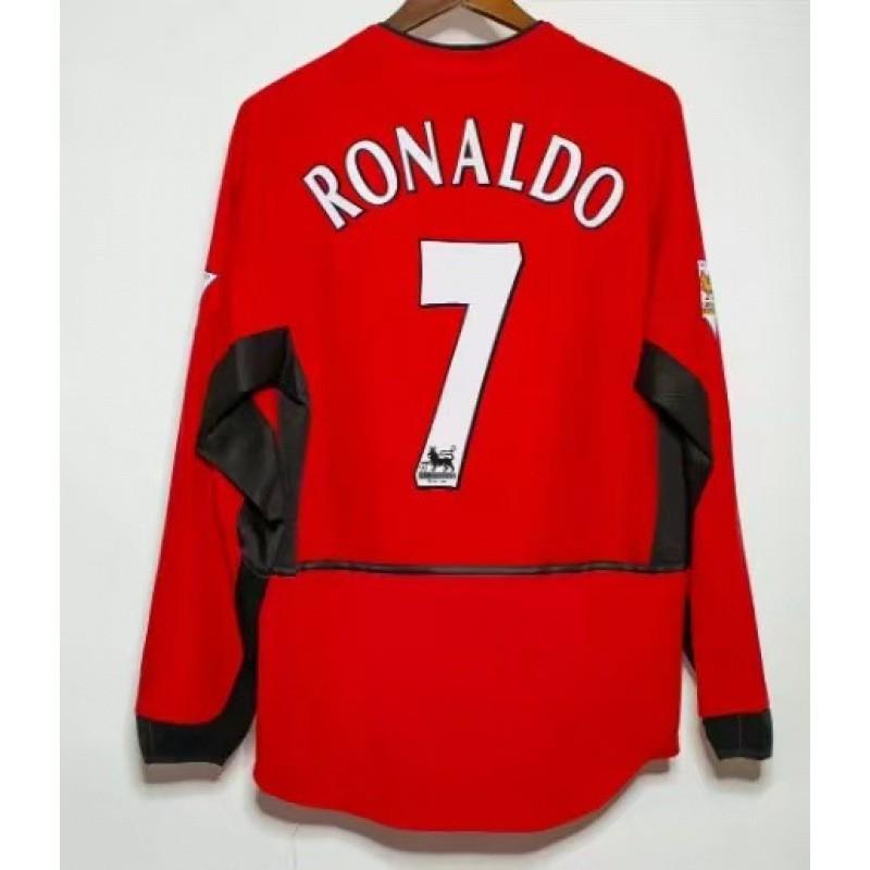 Retro Long Sleeve Soccer Jersey Vintage Football Shirt Men Women Adult Fan Wear Classic Player Style