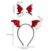 Gothic Halloween Bat Hair Clip Creative Fashion Bat Wings Headband Non-slip Lightweight Dragon Devil Hair Clips Pins