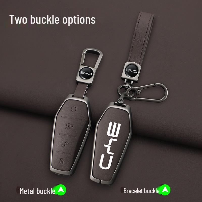 Kompatible Schlüsselhülle und Schlüsselanhänger für BYD Han, Dolphin Song, Tang DMI, Qin Yuan Plus & Seal Modelle