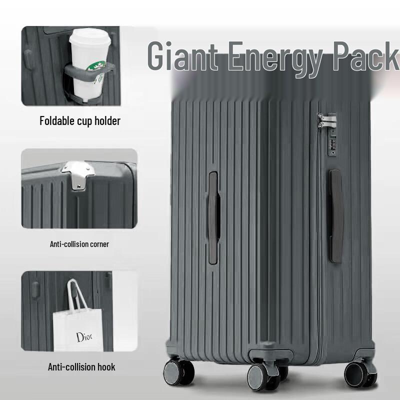 JOURHEY SHI Large Capacity ABS Hardside Luggage