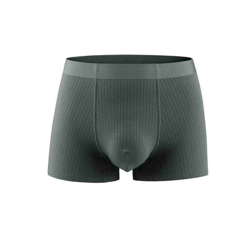 Men's Antibacterial and Traceless Pure Cotton Underwear Men's Breathable Sports Boxer Shorts